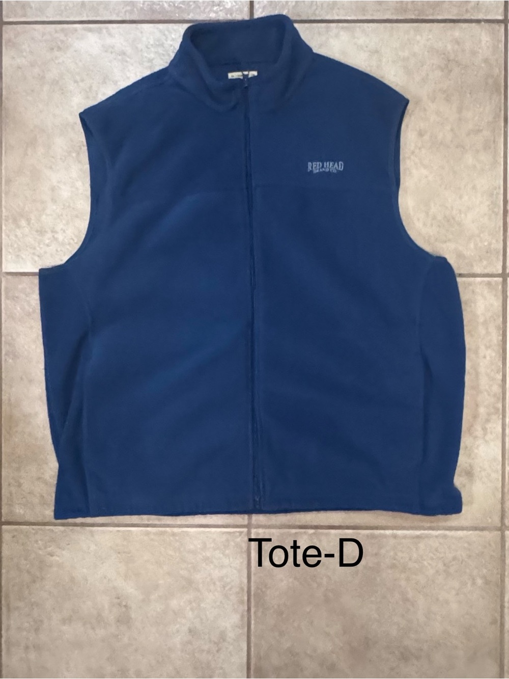 RedHead Men's Navy Blue Fleece Vest